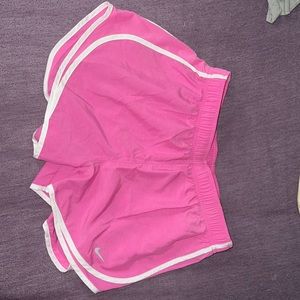 Pink Nike running shorts. In perfect condition. Never worn